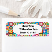 Kandinsky-geïnspireerde cirkels etiket (Insitu)