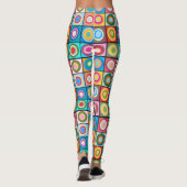 Kandinsky-geïnspireerde cirkels leggings (Achterkant)