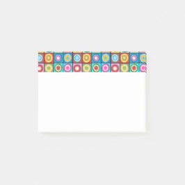 Kandinsky-geïnspireerde cirkels post-it® notes
