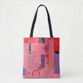 Kandinsky - Gelaagd, kleurrijk schilderij, Tote Bag (Voorkant)