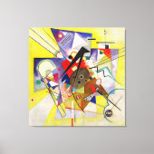 KANDINSKY - GELE BEGELEIDING - 1924 -Bauhaus- Canvas Afdruk (Voorkant)