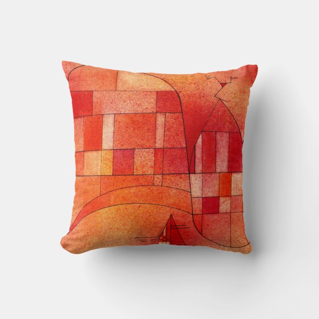 Kandinsky - Gele roze Kussen (Voorkant)