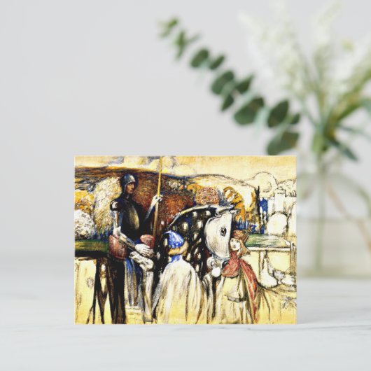 Kandinsky - Gemonteerde Warrior Briefkaart (Staand voorkant)