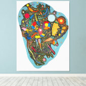 KANDINSKY - GEORDENDE ACCUMULATIE - 1938 - CANVAS AFDRUK (Insitu (Houten vloer))