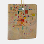 Kandinsky - Graceful Ascent, beroemd schilderij, Keramisch Ornament (Rechts)