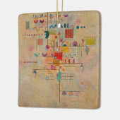 Kandinsky - Graceful Ascent, beroemd schilderij, Keramisch Ornament (Links)