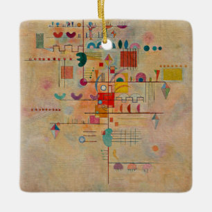 Kandinsky - Graceful Ascent, beroemd schilderij, Keramisch Ornament