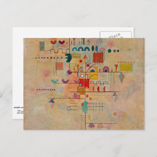 Kandinsky - Graceful Ascent Briefkaart (Voorkant / Achterkant)