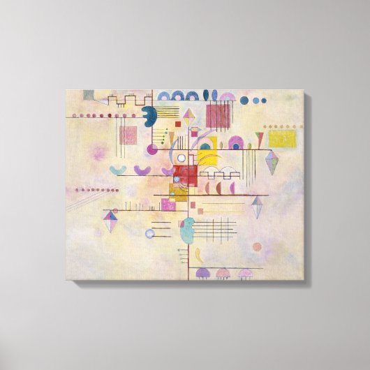 Kandinsky - Graceful Ascent Canvas Afdruk (Voorkant)