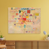 Kandinsky - Graceful Ascent Canvas Afdruk (Insitu (Woonkamer))
