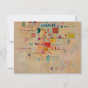 Kandinsky - Graceful Ascent, populair schilderij Kaart