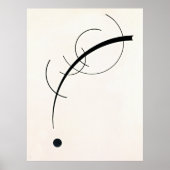 Kandinsky - Gratis Curve Poster (Voorkant)