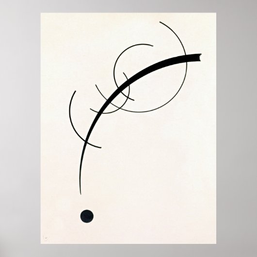 Kandinsky - Gratis Curve Poster (Voorkant)