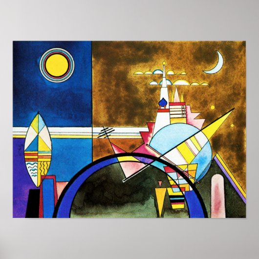 Kandinsky Great Gate of Kiev Poster (Voorkant)