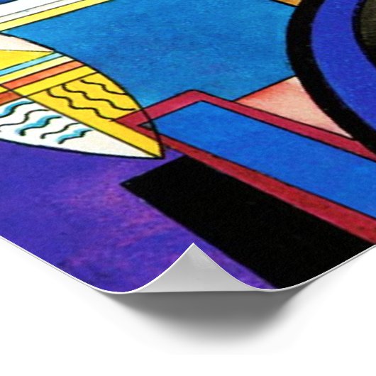 Kandinsky Great Gate of Kiev Poster (Hoek)