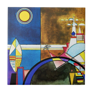 Kandinsky Great Gate of Kiev Tile Tegeltje