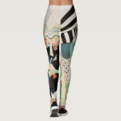 Kandinsky Green Composition 1923 Art Deco Leggings (Achterkant)