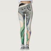 Kandinsky Green Composition 1923 Art Deco Leggings (Voorkant)