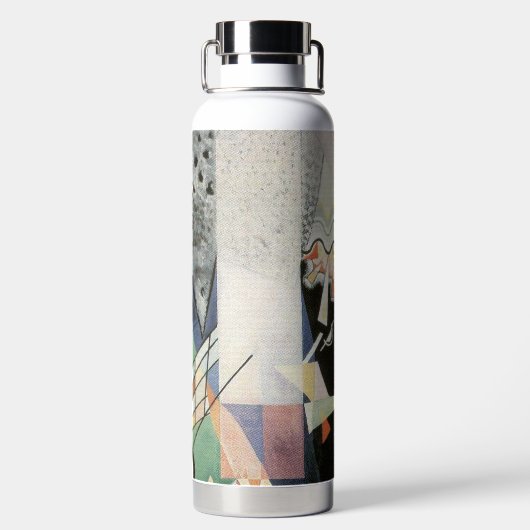 Kandinsky Green Composition 1923 Art Deco Waterfles (Achterkant)