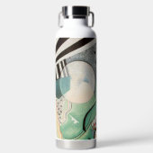 Kandinsky Green Composition 1923 Art Deco Waterfles (Voorkant)