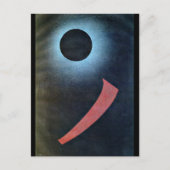 Kandinsky - grijs en zwart, abstracte kunst briefkaart (Voorkant)