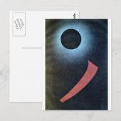 Kandinsky - Grijs en Zwart Briefkaart (Voorkant / Achterkant)