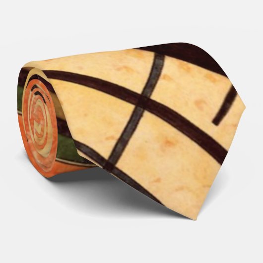 Kandinsky - Groen in cirkel Stropdas (Opgerold)