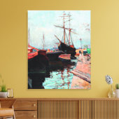 Kandinsky - Haven van Odessa Canvas Afdruk (Insitu (Woonkamer))