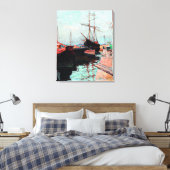 Kandinsky - Haven van Odessa Canvas Afdruk (Insitu (Slaapkamer))