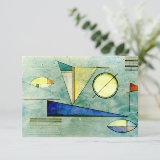 Kandinsky - Haze, abstract kunstwerk, (Staand voorkant)