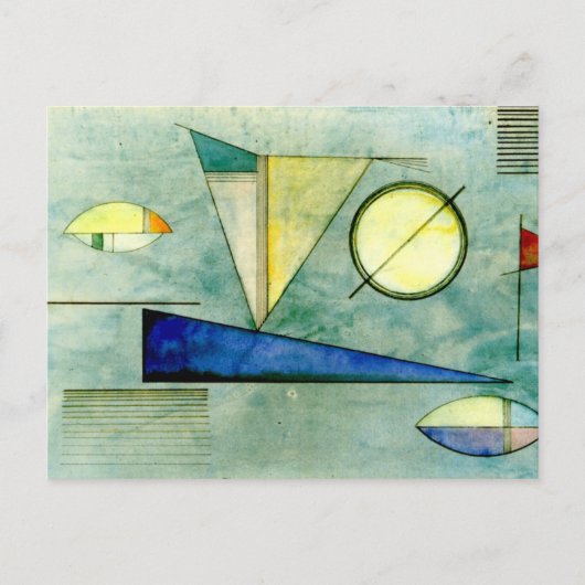 Kandinsky - Haze, abstract kunstwerk, Briefkaart (Voorkant)