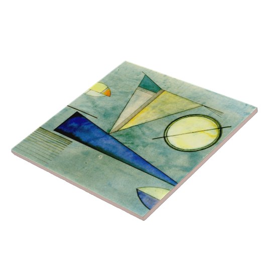 Kandinsky - Haze, abstract kunstwerk, Tegeltje (Zijkant)