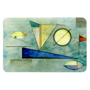 Kandinsky - Haze, abstracte kunst Magneet