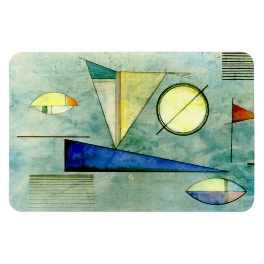 Kandinsky - Haze, abstracte kunst Magneet (Horizontaal)
