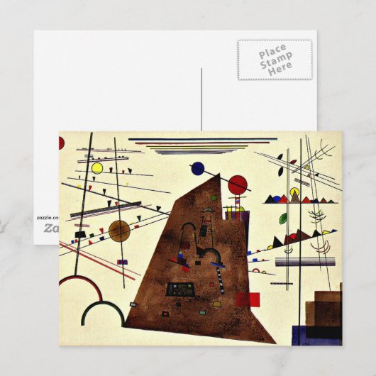 Kandinsky - Heavy between Light Briefkaart (Voorkant / Achterkant)
