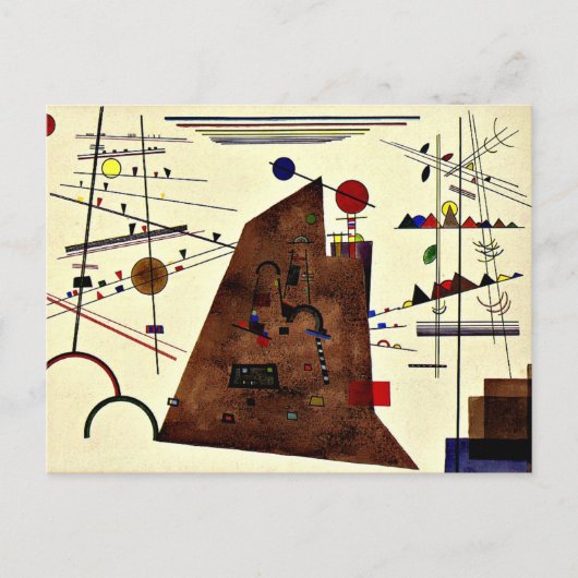 Kandinsky - Heavy between Light Briefkaart (Voorkant)