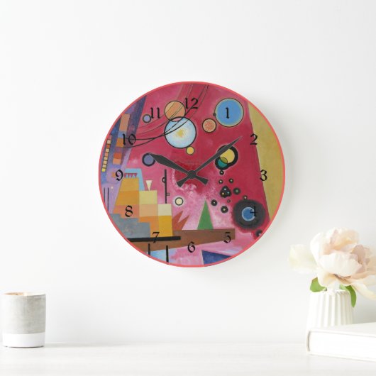 Kandinsky - Heavy Red Grote Klok (Huis)