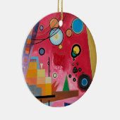 Kandinsky - Heavy Red Keramisch Ornament (Rechts)