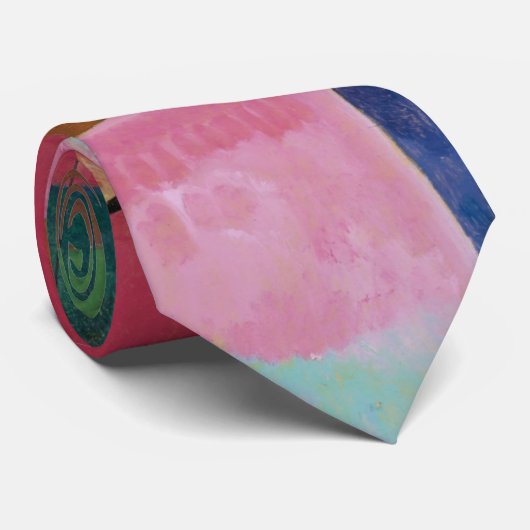 Kandinsky - Heavy Red Stropdas (Opgerold)