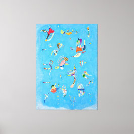 KANDINSKY - HEMELSBLAUW (Bleu de Ciel) - 1940 - Canvas Afdruk