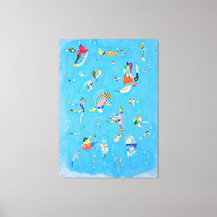 KANDINSKY - HEMELSBLAUW (Bleu de Ciel) - 1940 - Canvas Afdruk
