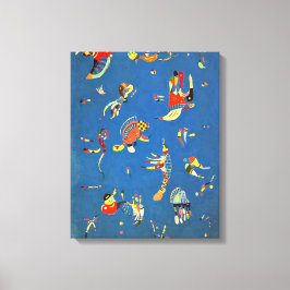 Kandinsky - Hemelsblauw Canvas Afdruk