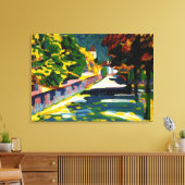 Kandinsky - Herfst in Beieren Canvas Afdruk (Insitu (Woonkamer))