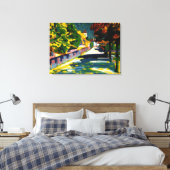 Kandinsky - Herfst in Beieren Canvas Afdruk (Insitu (Slaapkamer))