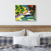 Kandinsky - Herfst in Beieren, Canvas Afdruk (Insitu (Slaapkamer))
