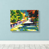 Kandinsky - Herfst in Beieren, Canvas Afdruk (Insitu (Houten vloer))
