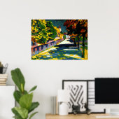 Kandinsky - herfst in Beieren Poster (Thuiskantoor)