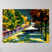 Kandinsky - herfst in Beieren Poster (Voorkant)