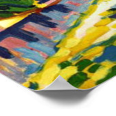 Kandinsky - herfst in Beieren Poster (Hoek)