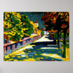 Kandinsky - herfst in Beieren Poster
